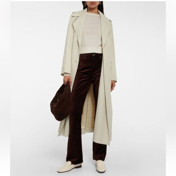 New AGOLDE Nico High Rise Slim Boot in Chocolate Milk Size 32 - Picture 12 of 16